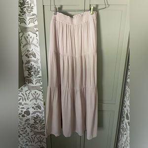 Becool maxi skirt from Adored Vintage. Size L, light pink